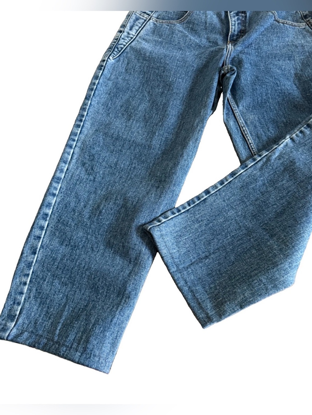 GUESS Vintage 90s Y2K 100% Cotton High Rise Rigid Denim Jeans Size 32 33x27 - Picture 3 of 9